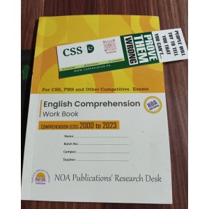 English CSS Comprehension Work Book 2000-2023 by NOA