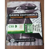 Dawn Newspapers Editorials November - December 2022 by @CSS_Pakistan