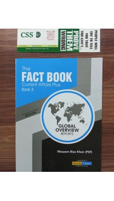 The Fact Book Current Affairs Plus by Waseem Riaz JWT Latest 2022 Edition