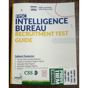 FPSC Intelligence Bureau IB Recruitment Test Guide by Dogar Brothers