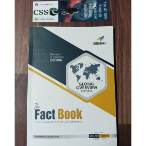 The Fact Book Current Affairs Plus by Waseem Riaz JWT Latest 2023 Edition