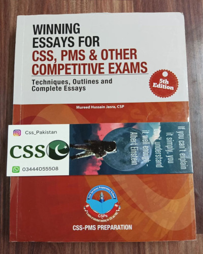 Winning Essays for CSS & PMS by Mureed Hussain Jasra 5th Edition 2023