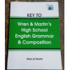 Key to Wren and Martin High School English Grammar and Composition