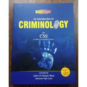 An Introduction to Criminology by Sami ul Hassan Rana JWT