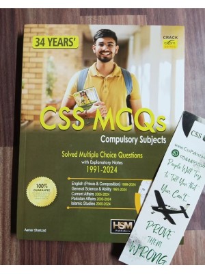 CSS Compulsory Subjects Solved Past Papers MCQs (1991-2024) (34 Years) by HSM 
