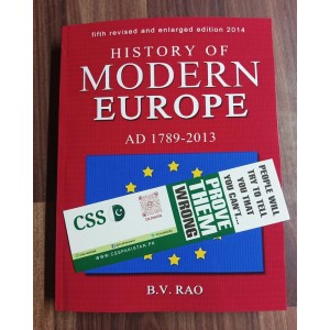 History of Modern Europe AD 1789 - 2013 by B. V. Rao