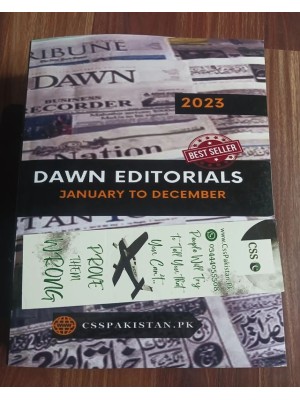 Dawn Newspapers Editorials All in One 1 Edition January - December 2023 by @CSS_Pakistan