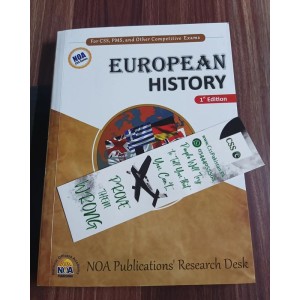 European History by NOA Publications 1st Edition
