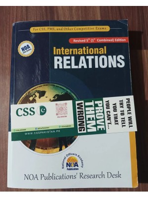 International Relations IR Part 1 & 2 Combined 5th Edition 2024 by Hassan Ali Gondal NOA