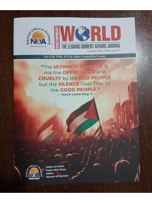 Contemporary World Current Affairs Magazines / Journal by NOA 1st Issue 2024