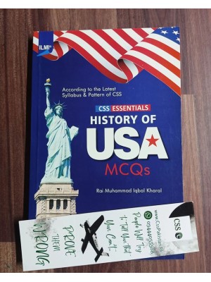 History of USA MCQs by Rai M. Iqbal Kharal ilmi CSS Essentials 