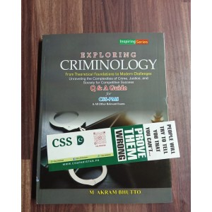 Exploring Criminology by M. Akram Bhutto AH Publishers
