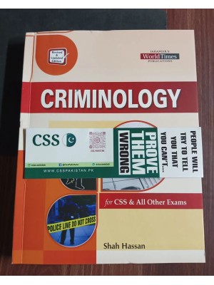 Criminology for CSS by Shah Hassan JWT