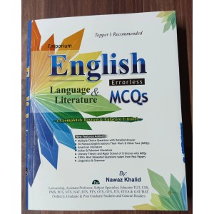 English Errorless Language & Literature MCQs by Nawaz Khalid Emporium