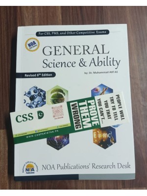 General Science & Ability GSA by Dr. M. Atif Ali NOA