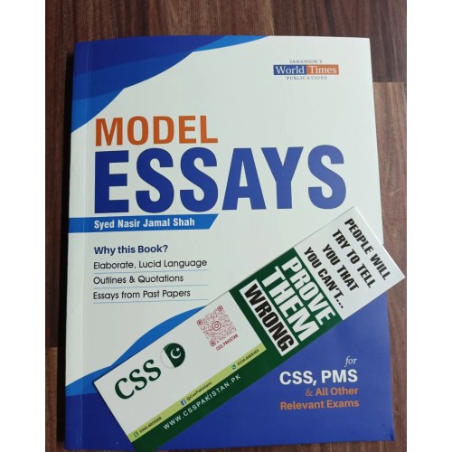Model Essays for CSS & PMS by Syed Nasir Jamal Shah JWT