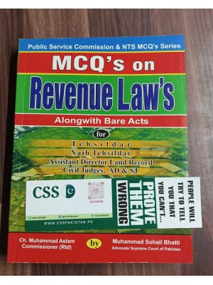 MCQs on Revenue Laws with Bare Acts by M. Sohail Bhatti
