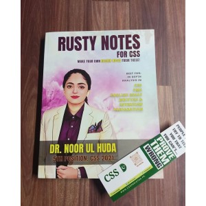 Rusty Notes for CSS by Dr. Noor-ul-Huda CEPI