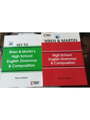 High School English Grammar and Composition Book and Key Book by Wren and Martin