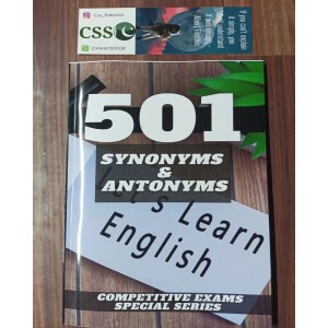 501 Synonyms & Antonyms by @CSS_Pakistan