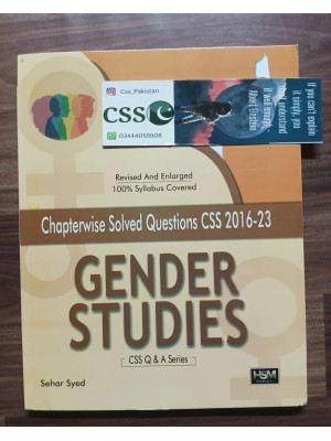 Gender Studies Solved Subjective Past Papers by Sehar Syed HSM