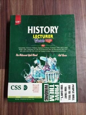 History Lecturer Guide MCQs by Rai M. Iqbal Kharal & Asif Usman ilmi