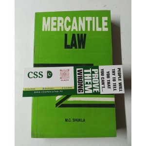 Mercantile Law by M. C. Shukla 13th Edition