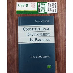 Constitutional Development in Pakistan by G.W. Ch.
