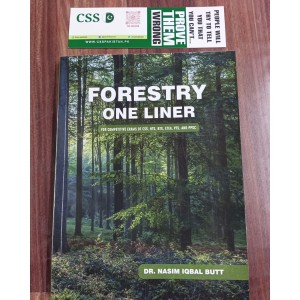 Forestry One Liners by Dr. Nasim Iqbal Butt A-One Publishers