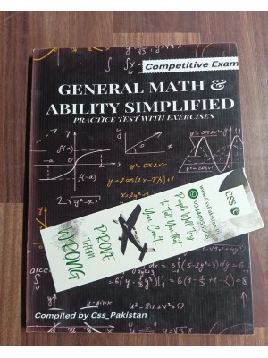 General Mathematics & Ability GMA Simplified For CSS by Shaharyar Publishers @CSS_Pakistan