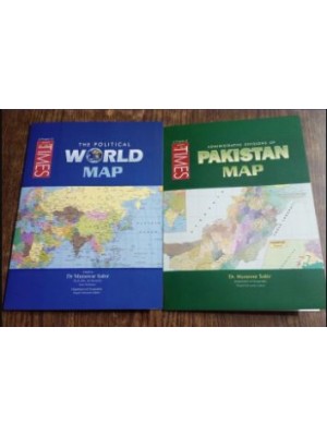 Set of Pakistan Map & World Map JWT