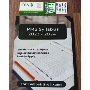 PMS Syllabus + Subject Selection Guide 2023 - 2024 by @CSS_Pakistan