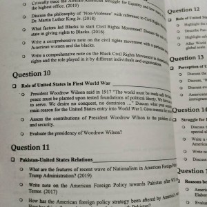 Top 20 Questions Series: History of USA by Tauqeer Ahmed JWT