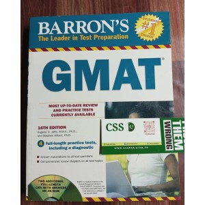 Barron's GMAT by Eugene B. Jaffe and Stephen Hilbert With CD 16th Edition