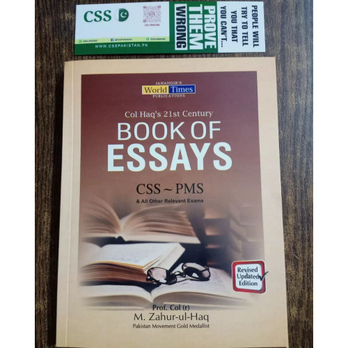 Book of Essays by Col Zahur-ul-Haq JWT