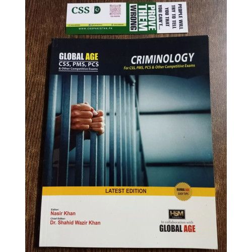 Criminology For CSS by Nasir Khan & Dr. Shahid Wazir Khan KIPS x HSM