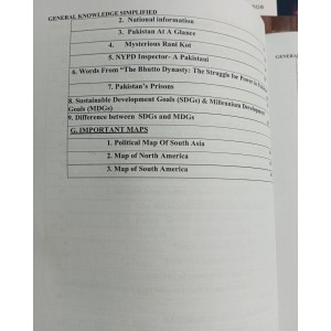 General Knowledge Simplified by Zahwa Zaffar Nishtar Publications 2nd Edition