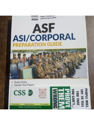 ASF ASI/Corporal Preparation Guide by Dogar Brothers
