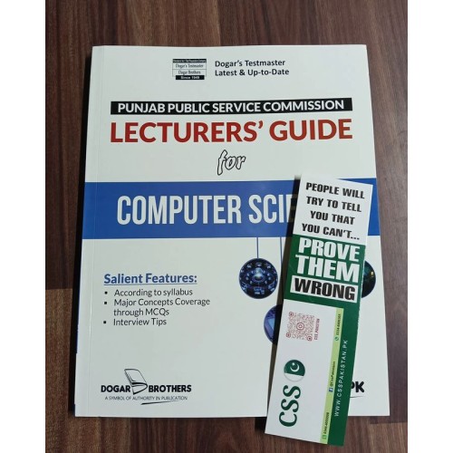 Lecturers' Guide for Computer Science by Dogar Brothers for PPSC