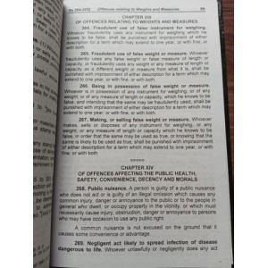 The Pakistan Penal Code Act 45 of 1860 Bare Act by Al-Haq Law Book Centre